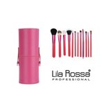 Set 12 pensule make up Lilla Rossa cu borseta